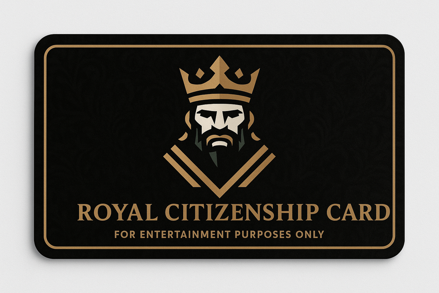 Royal Citizenship Card – Novelty Prop